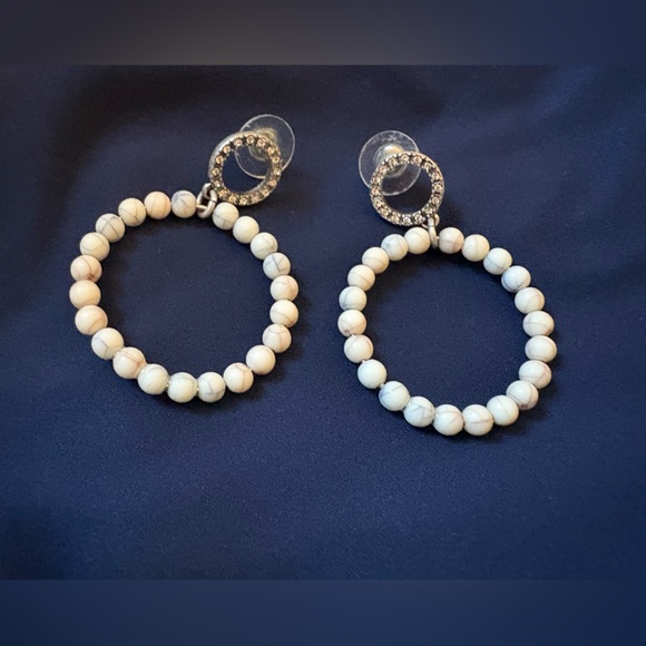 Jewelry - Cabi  Beaded Hoop Earrings